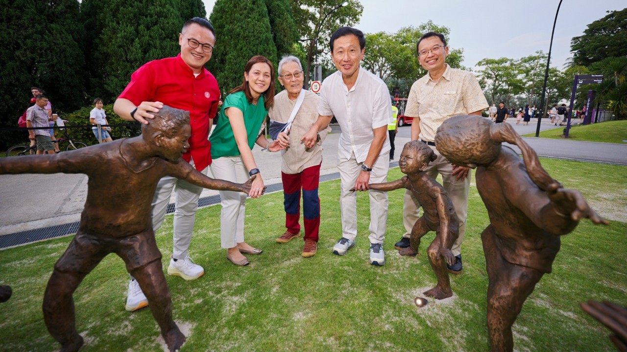 Onward Ahead was officially unveiled by Minister for Health and Coordinating Minister for Social Policies Mr Ong Ye Kung